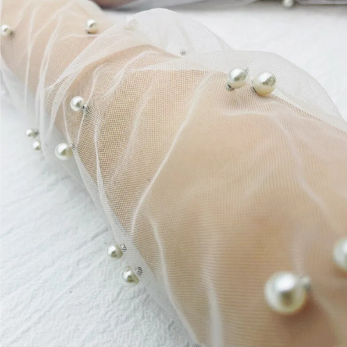 Fingerless Pearl Gloves